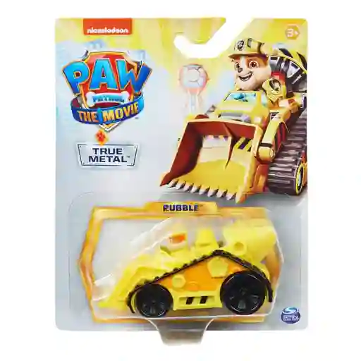 Vehiculo Coleccionable Paw Patrol Metal Rubble The Movie