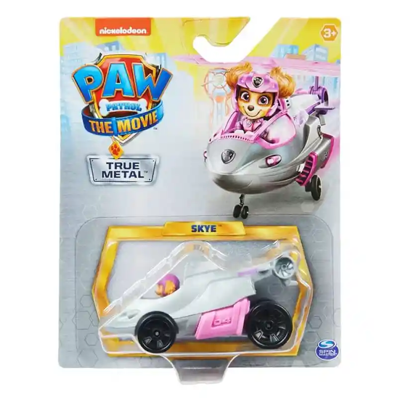 Vehiculo Coleccionable Paw Patrol Metal Skye The Movie