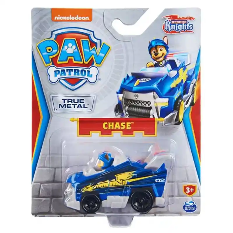 Vehiculo Coleccionable Paw Patrol Caballero A El Rescate