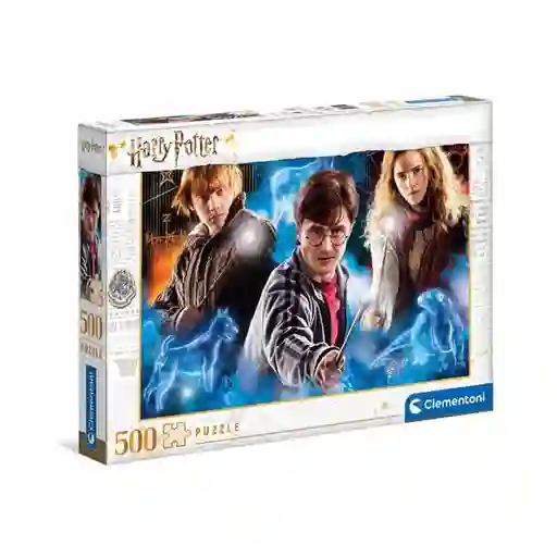 Rompecabezas Harry Potter Encantamiento Patronus 500 Piezas Clementoni