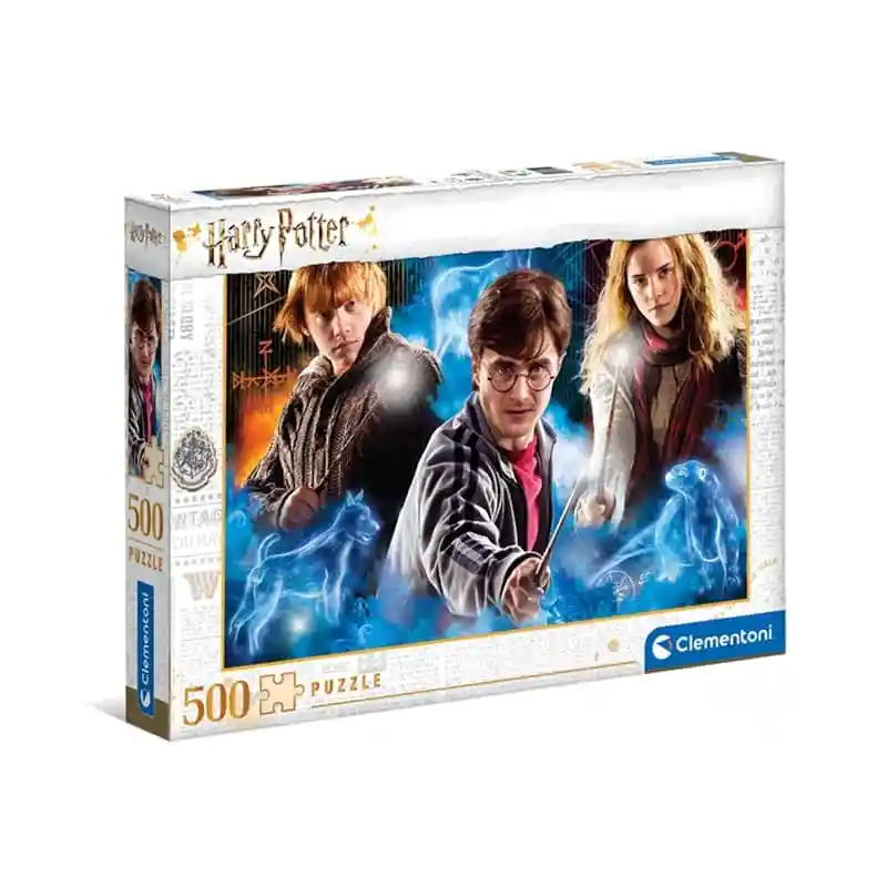 Rompecabezas Harry Potter Encantamiento Patronus 500 Piezas Clementoni