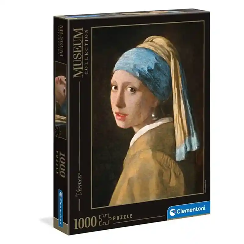 Rompecabezas Vermeer La Joven De La Perla (coleccion Museo) 1000 Piezas Clementoni