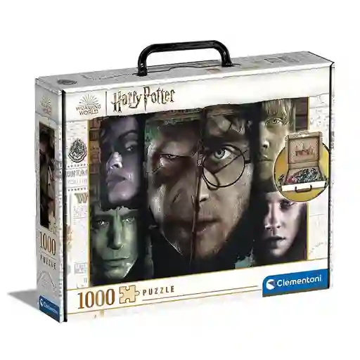 Rompecabezas Maletín Harry Potter Duelos De 1000 Piezas Clementoni