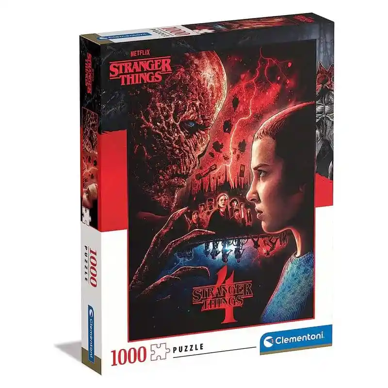 Rompecabezas Stranger Things 4 1000 Piezas Clementoni