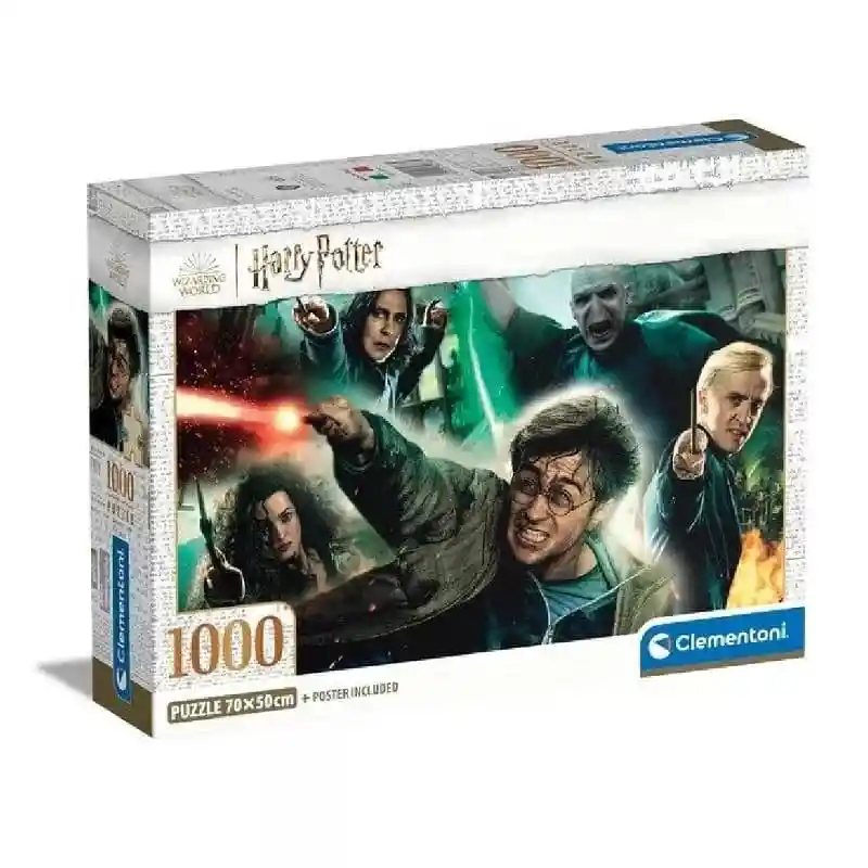 Rompecabezas Harry Potter Duelo 1000 Piezas Clementoni