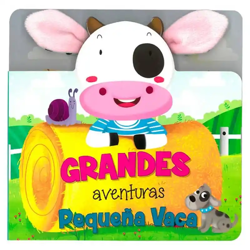 Libro Pequeña Vaca Con Orejas De Peluche Lexus