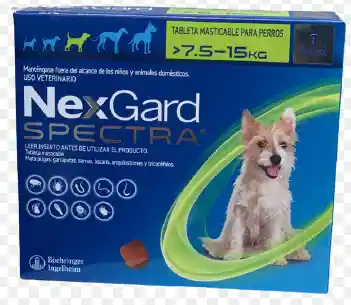 Nexgard Spectra 7,5 - 15kg