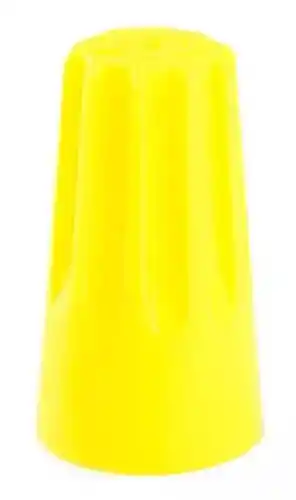 Bolsa X 10 Unds - Conector De Empalme Resorte Amarillo Para Cable 10 - 12 Awg Conexiones Electricas