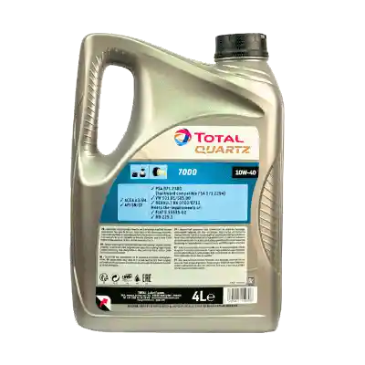 Aceite Semi Sintético 10w40 Total Quartz7000sn 4l