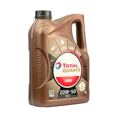 Aceite Mineral 20w50 Total Quartz5000 4l