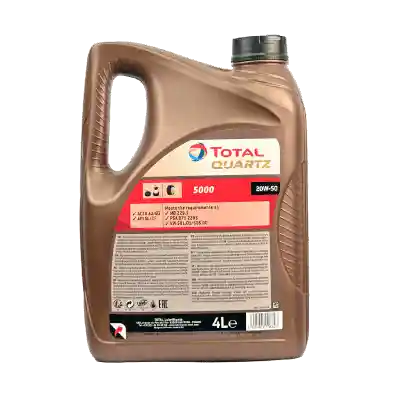 Aceite Mineral 20w50 Total Quartz5000 4l