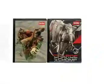 Cuaderno Cosido Para Niño Dinosaurio Cuadriculado 50 Hojas Scribe