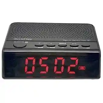 Radio De Reloj Despertador Fm Recargable Bp-rr112