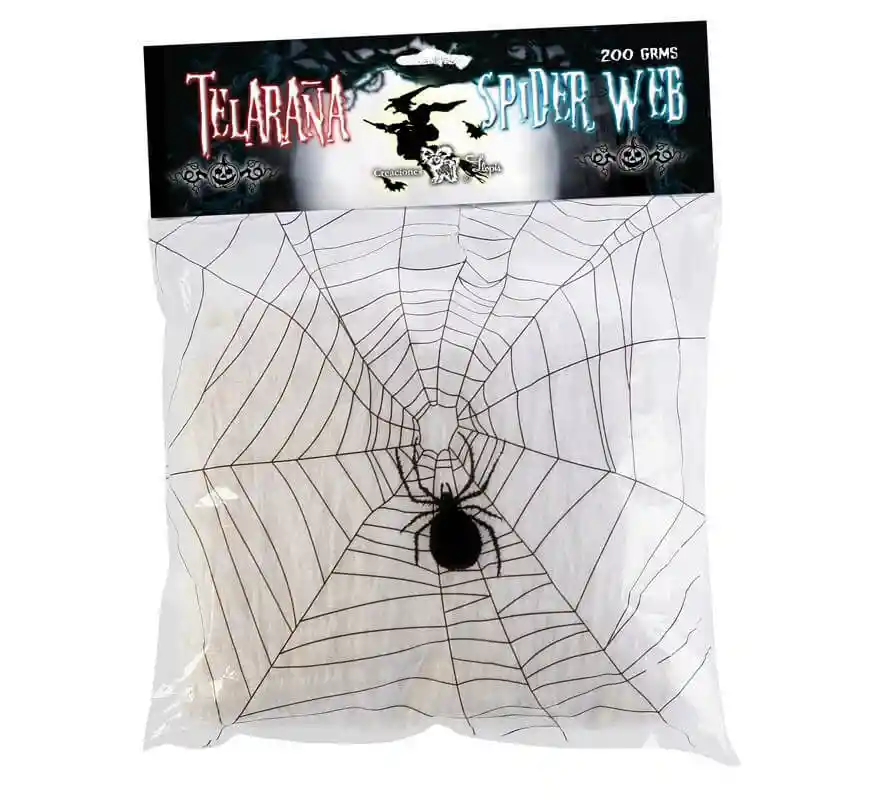 Telaraña Halloween + 1 Araña