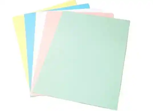 Cartulina Octavo Colores Claros Surtido Paquete X7 Und