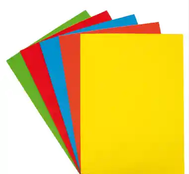 Cartulina Octavo Colores Fuertes Surtidos Paquete X 7 Uds