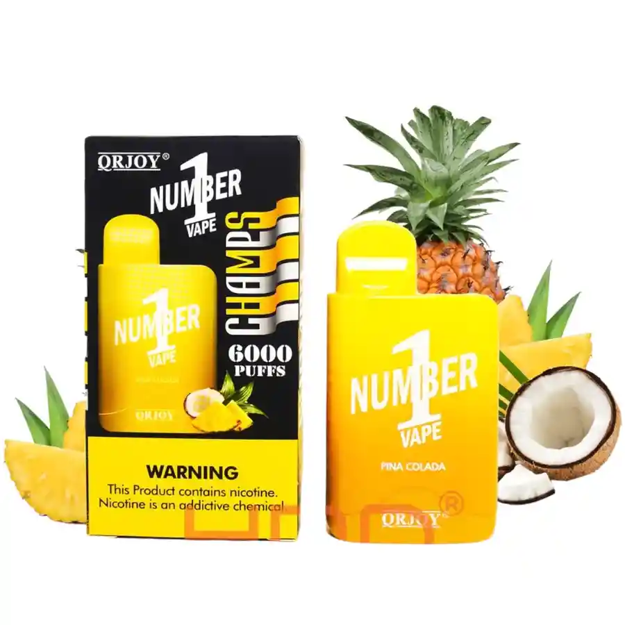 Vape Number1 Pina Colada 6000 Puffs Recargable