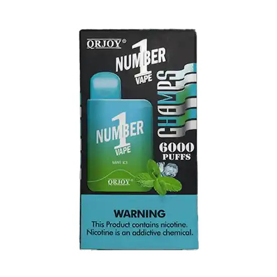 Vape Number1 Mint Ice 6000 Puffs Recargable