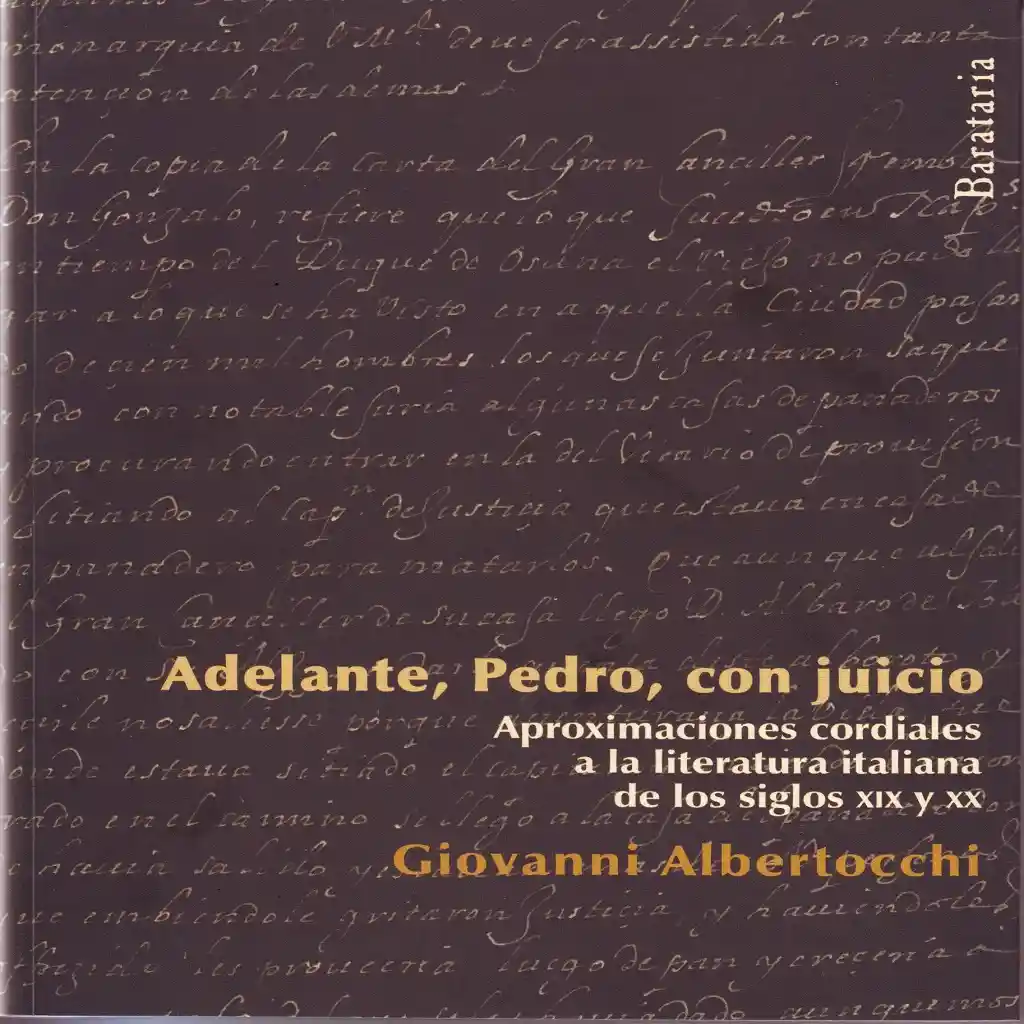 Libro Adelante, Pedro, Con Juicio