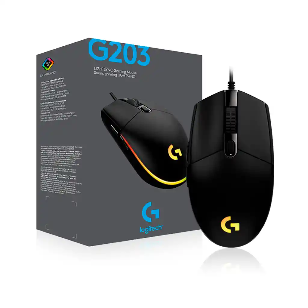 Mouse Alambrico G203