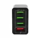 Adaptador De Carga Rapida X4 Usb 6.2 A
