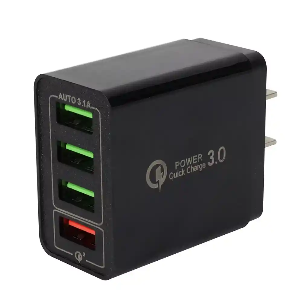 Adaptador De Carga Rapida X4 Usb 6.2 A