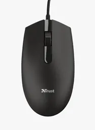 Mouse Alambrico Trust Basi Negro ( 1200 Dpi)