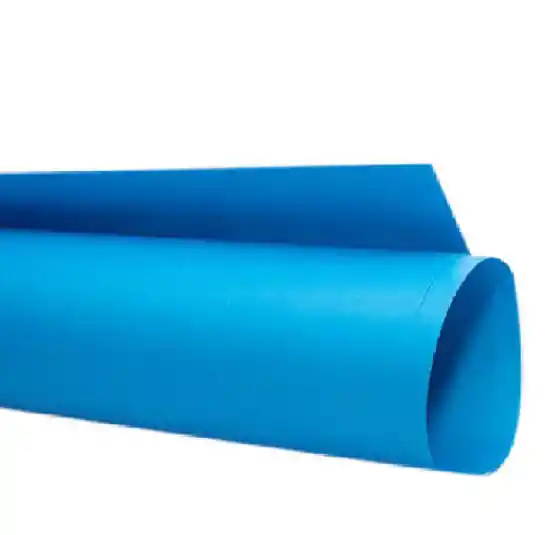 Cartulina Plana Azul Turqui 1/2 Pliego