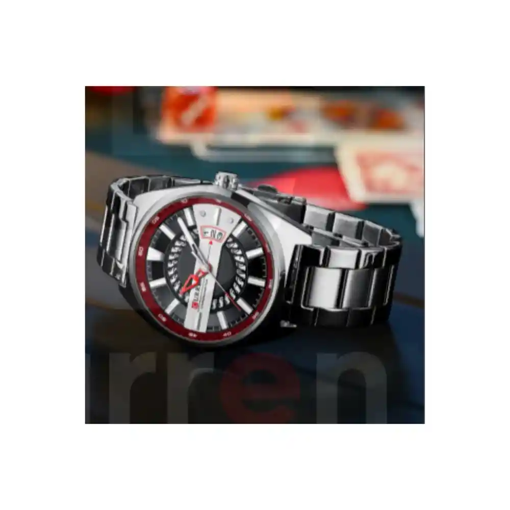 Reloj Curren Elegante Pulso En Acero Macizo Original