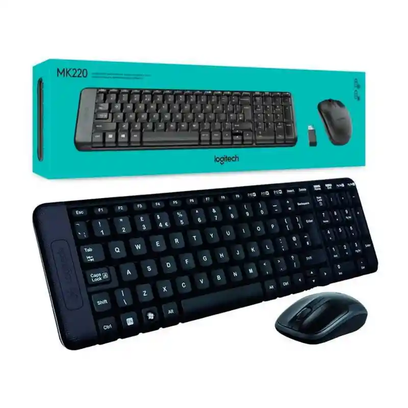 Logitech Mk220, Combo Inalámbrico: Teclado Compacto Y Mouse/ Combo Logitech Mk 220