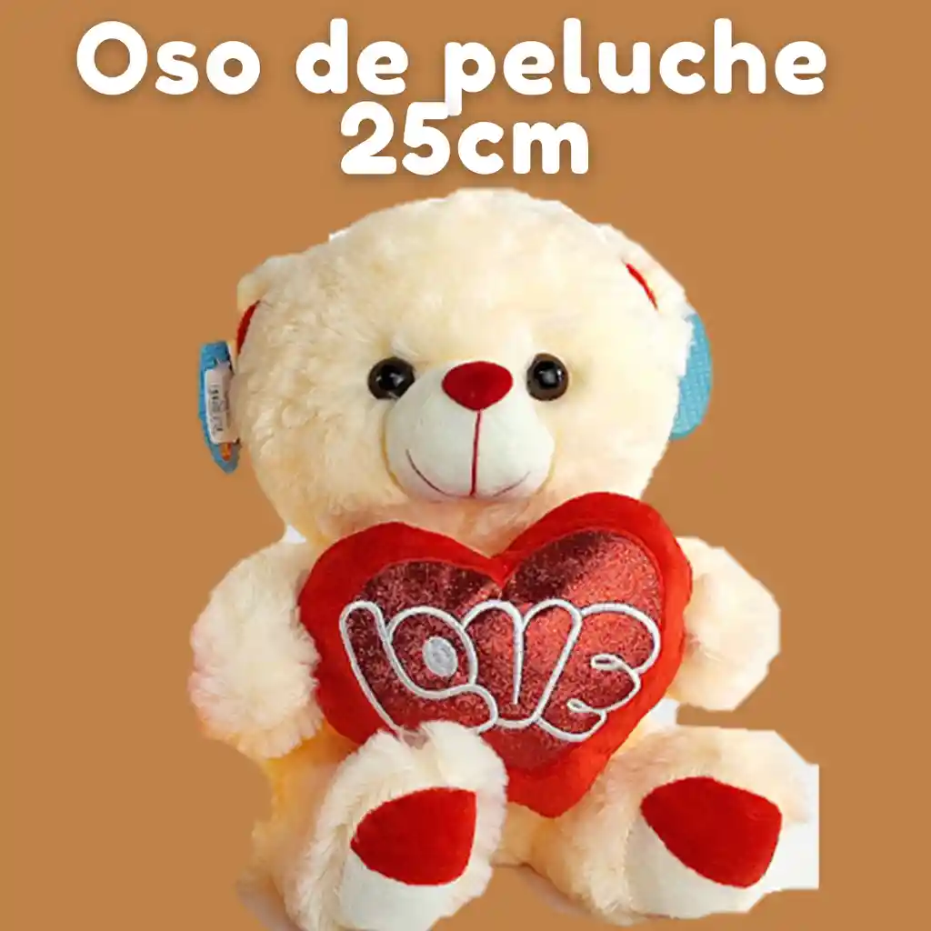 Oso De Peluche 25cm 4