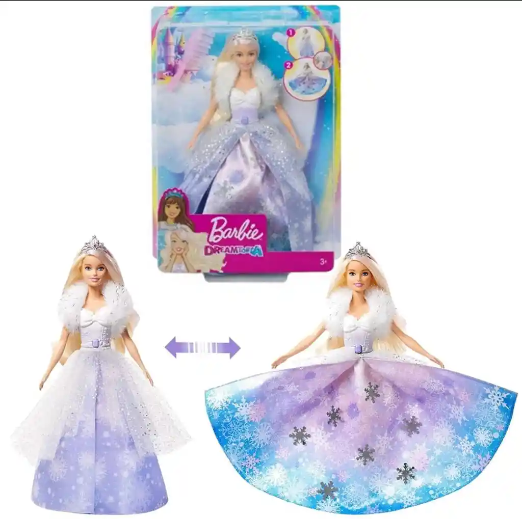 Muñeca Barbie Dreamtopia Fashion Reveal Princes Doll.