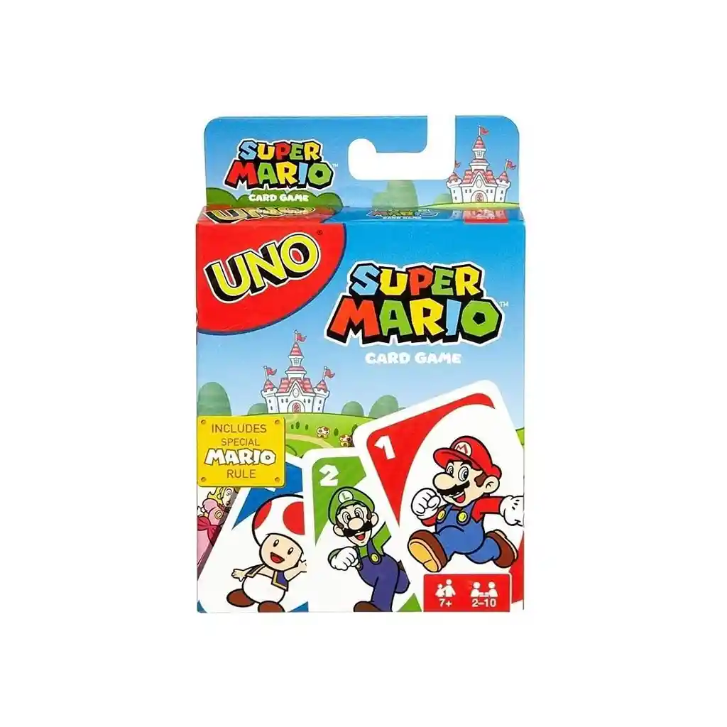 Juego De Cartas Uno Super Mario Card Game Para Niños