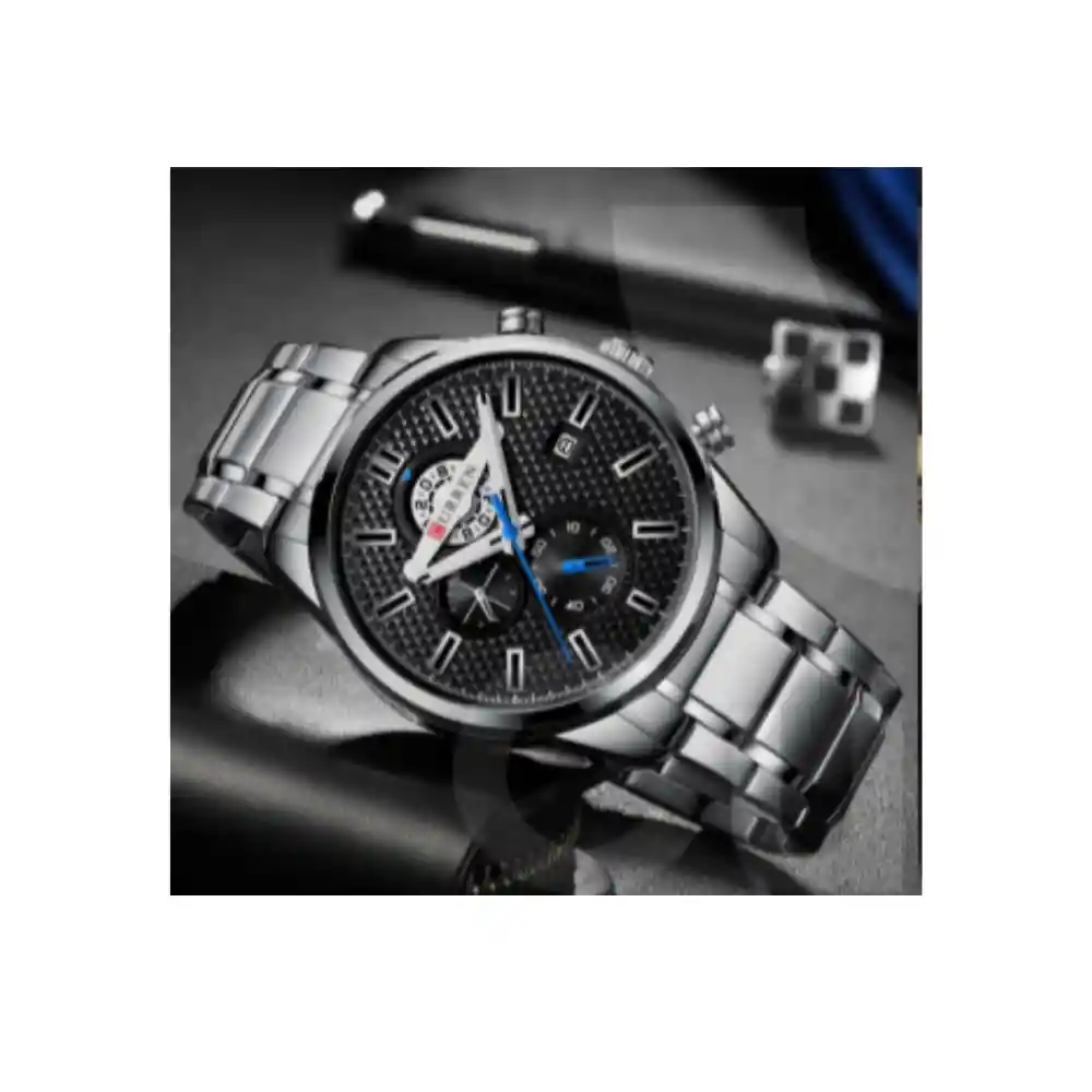 Reloj Curren Original Cronografo Funcional Para Hombre