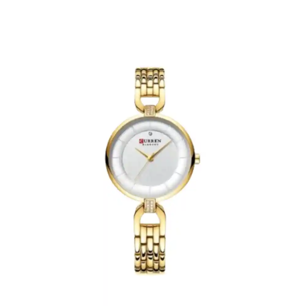 Reloj Analógico Pulsera Acero Curren Original Para Mujer Elegante