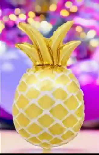 Globo Metálizado Piña Dorada (grande)