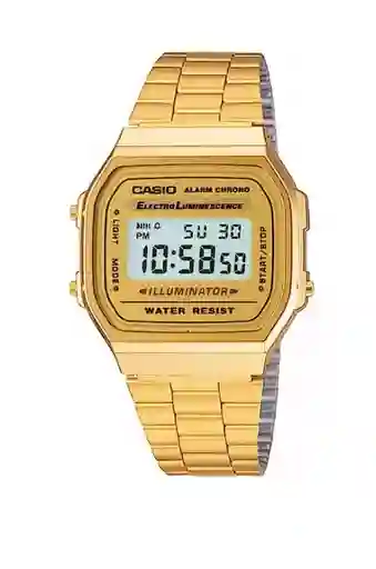 Reloj Casio Retro Clásico Digital Dorado Unisex