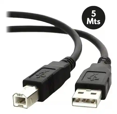 Cable Para Impresora Usb Tipo A-b Alta Velocidad 5 Metros