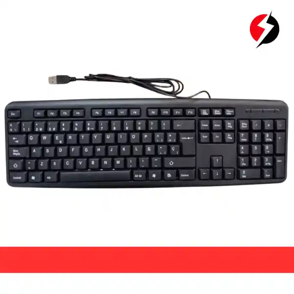 Teclado Usb Alámbrico Kb502 Español