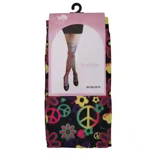 Medias Estampado Hippie Halloween