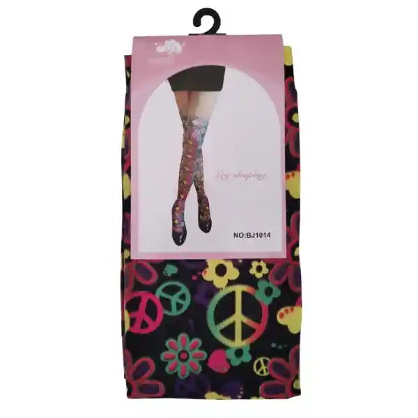 Medias Estampado Hippie Halloween