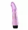 Dildo Consolador Vibrador Curvy Morado