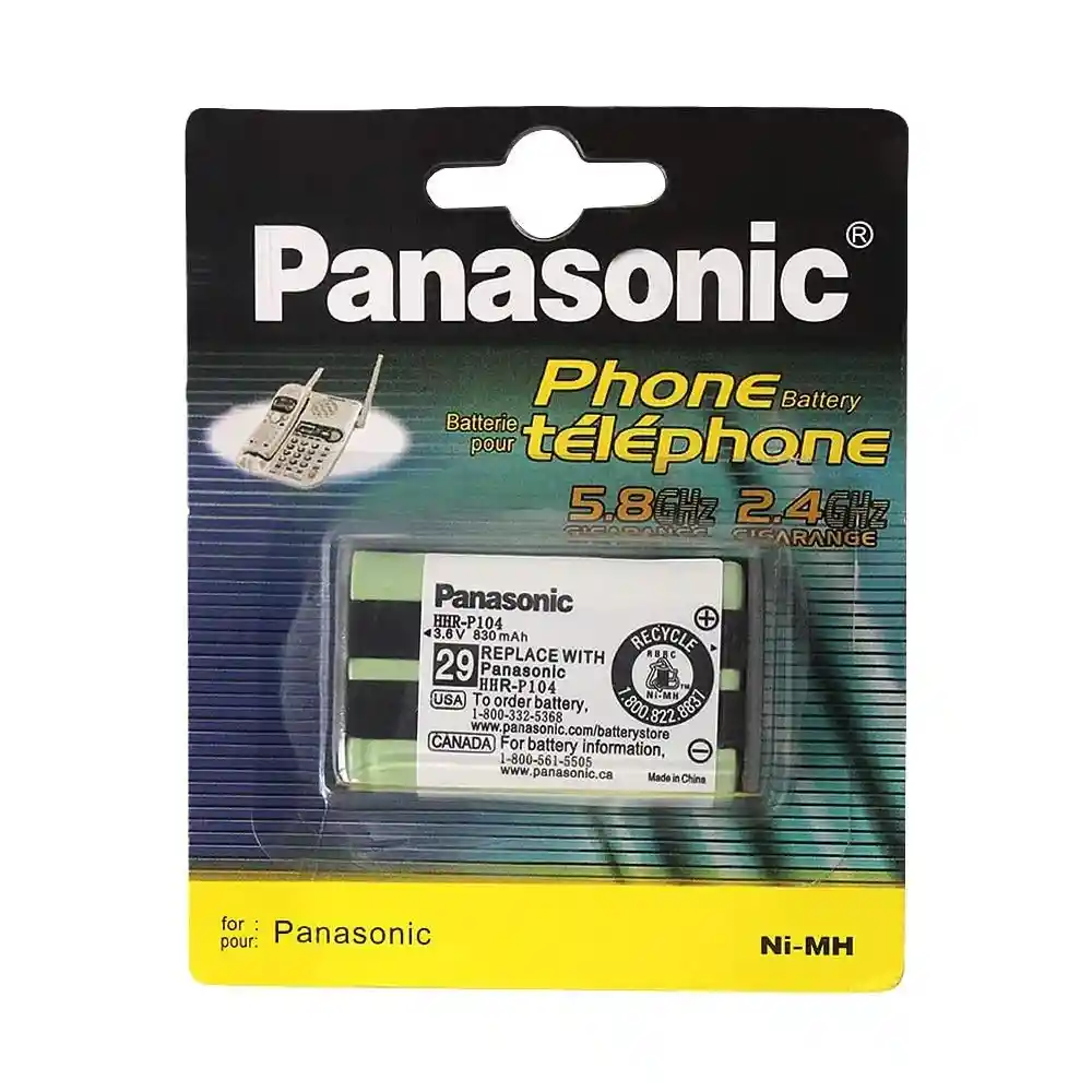 Bateria Recargable De Telefono Inalambrico Panasonic Hhrp104