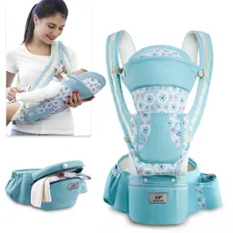 Cargador Canguro Ergonomico Para Bebe Soporte Lumbar Asiento Verde