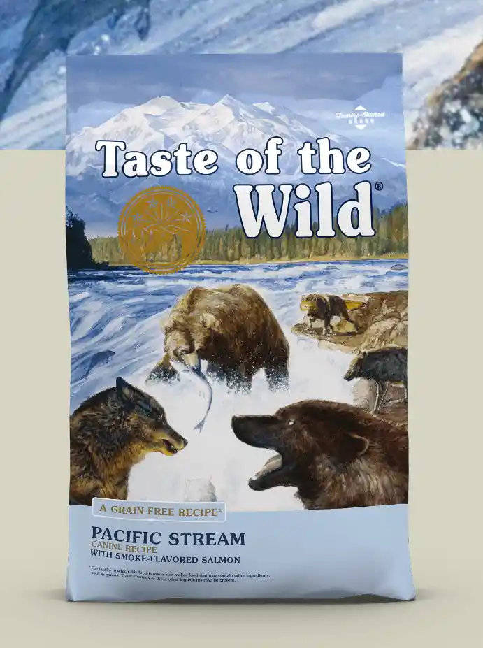 Taste Of The Wild® Pacific Stream Canino Adulto Con Salmón Y Salmón Ahumado 5 Lb