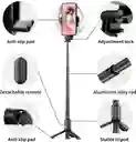 Palo Selfie Stick Aro Luz Flash Bluetooth Foto Profesional