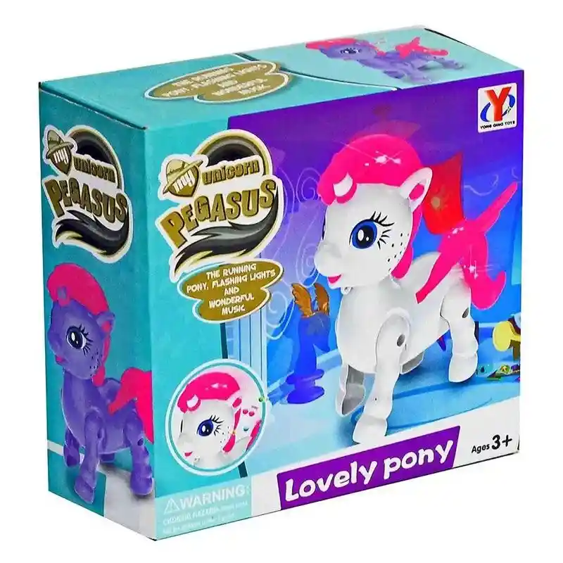 Juguete Lovely Pony Unicornio Luces Sonidos Diversion