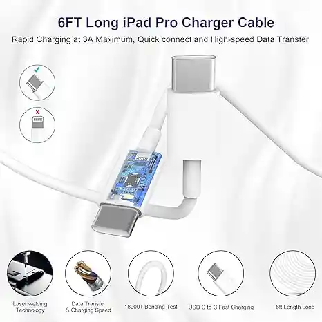 Cargador De Iphone 15 16 Carga Rápida Chip Mfi Cable Tipo C A Tipo C Usb