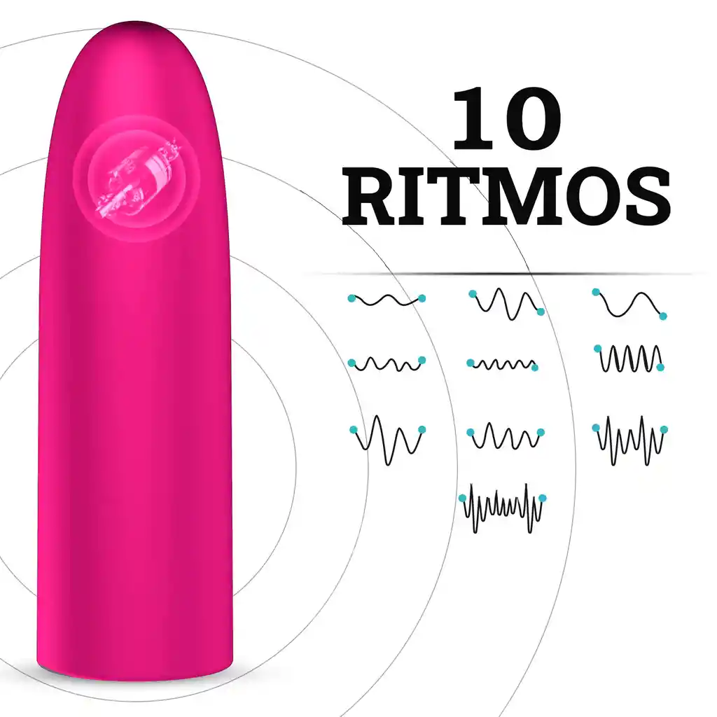 Bala Vibradora Control Remoto Recargable Consolador Sexual