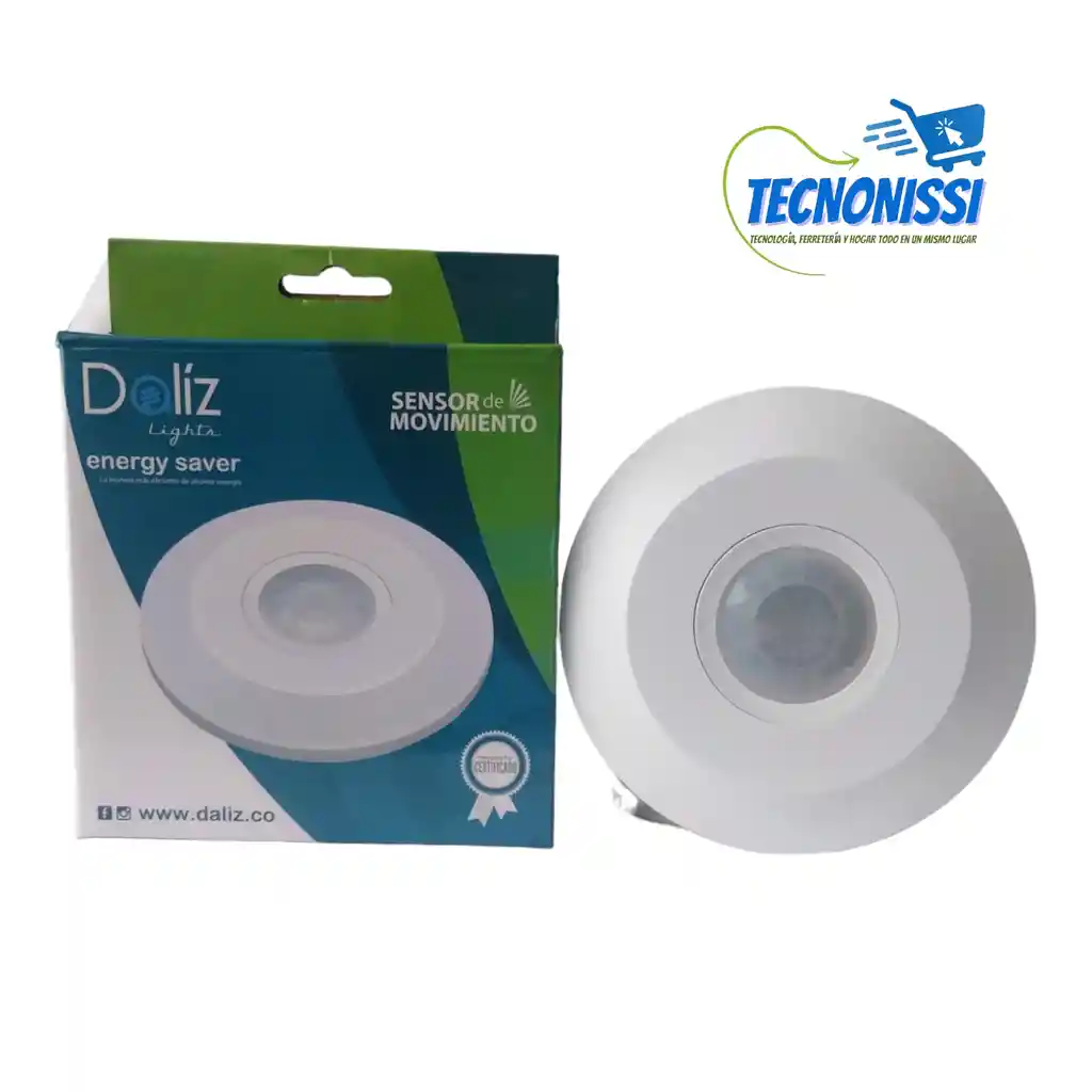 Sensor De Movimiento Techo Plano Daliz